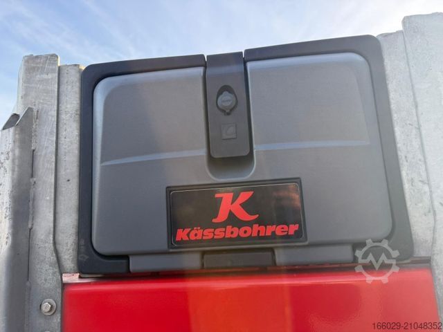 Lavt bygger sættevogn KÄSSBOHRER SLL 2/2H 2-Achs Tiefbett Hydraulische Lenkung