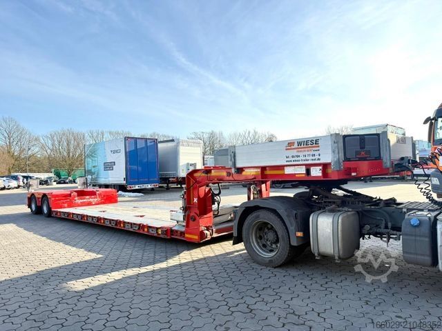 Lavt bygger sættevogn KÄSSBOHRER SLL 2/2H 2-Achs Tiefbett Hydraulische Lenkung