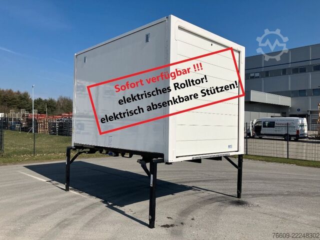 Remolque con caja móvil KRONE Wechselbrücke Koffer