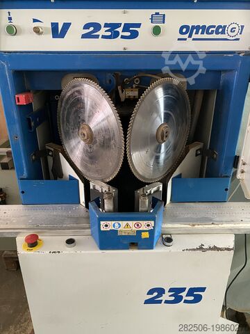 Dubbele afkortzaag OMGA V235 double-saw for frames, slats