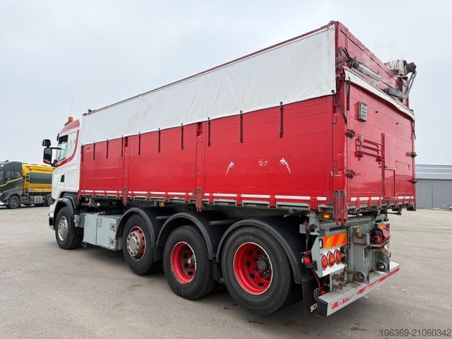 Billenő teherautó SCANIA R520 8x2/4 Euro 6 Tipper med EcoTop