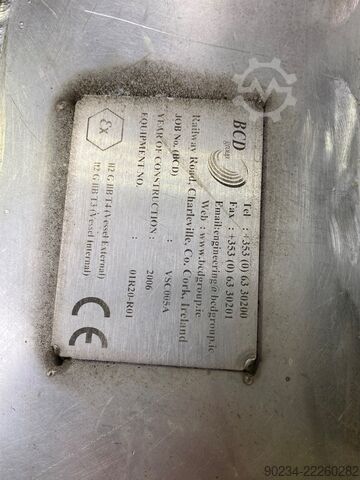 Gebruikte BCD Engineering 4.000 liter dubbelwandige reactor met roerwerk BCD ENGINEERING 4,000 Litre