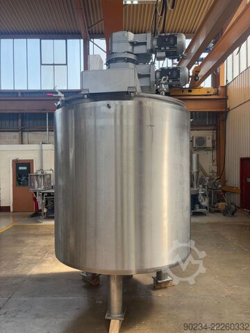Gebruikte Winkworth PV3000 3.000 liter roestvrijstalen procesvat WINKWORTH PV3000
