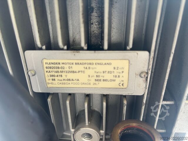 Gebruikte Winkworth PV3000 3.000 liter roestvrijstalen procesvat WINKWORTH PV3000