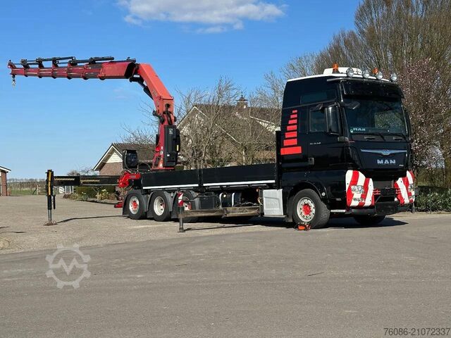 Kraanwagen MAN TGX 35.480!!8x4 TRIPLE!!HIAB 62tm!!CRANE/GRUE!!...