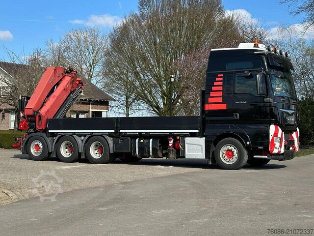 Kraanwagen MAN TGX 35.480!!8x4 TRIPLE!!HIAB 62tm!!CRANE/GRUE!!...