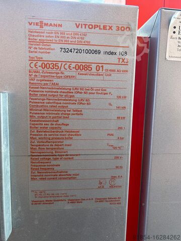 Heizkessel Niedertemperatur Vitoplex 300 130Kw Vitoplex 300 130Kw