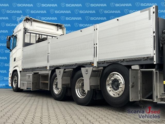 Speciale doeleinden vrachtwagen Scania S 540 B8x2/*6NB HIAB X-HIPRO 232+GS MEPPEL TRAILER
