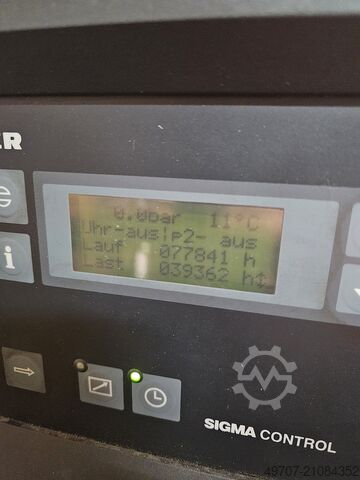 Schroefcompressor 37 kW 6,1 m³/min KAESER BS61 37kw 6,1m3/min 7,5bar. 