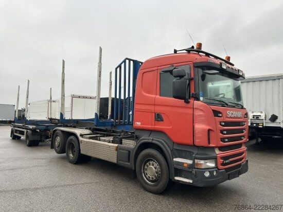 Kipper LKW SCANIA R440 6X2 ABROLLER, SCHALTER ,RETARDER, E5, LENK,LIFT HYVA LIFT, OHNE AUFBAU