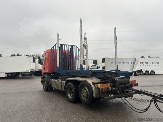 Kipper LKW SCANIA R440 6X2 ABROLLER, SCHALTER ,RETARDER, E5, LENK,LIFT HYVA LIFT, OHNE AUFBAU