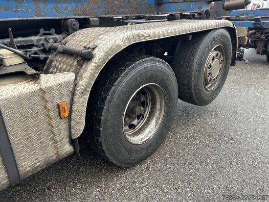 Kipper LKW SCANIA R440 6X2 ABROLLER, SCHALTER ,RETARDER, E5, LENK,LIFT HYVA LIFT, OHNE AUFBAU