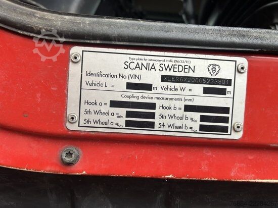 Kipper LKW SCANIA R440 6X2 ABROLLER, SCHALTER ,RETARDER, E5, LENK,LIFT HYVA LIFT, OHNE AUFBAU