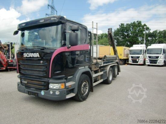 Dreiseitenkipper LKW SCANIA G410 ABSETZER, AUTOMATIK, E6 6X2 LENK UND LIFTACHSE