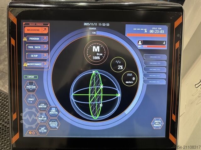 Smooth Twin Pallet Horizontal Machining Mazak HCN-6000