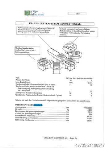 Universellt bearbetningscenter MANDELLI Spark 1600 AT,A70/1400