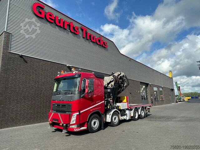 Camión grúa Volvo FH 500 8X2F R BAKWAGEN MET FASSI F1150RA.2.28 ...