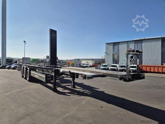 Düşük yükleyici Krone SD Container, BPW-Achsen Liftachse mitte