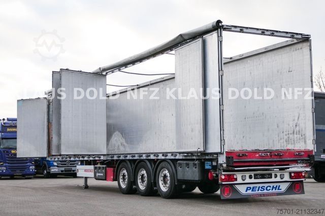Semi-remorque à plancher roulant PEISCHL 3ESP0S Schubboden Seitliche Türen Liftachse