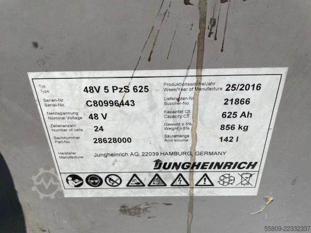 Električni viljuškar za 3 točka Jungheinrich EFG 214K  // Halbkabine
