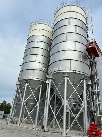 Concrete machine Polygonmach 500Tons capacity cement silo bolted type