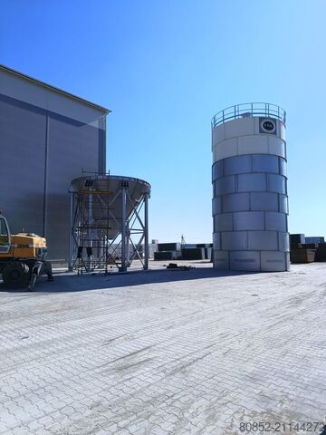 Concrete machine Polygonmach 500Tons capacity cement silo bolted type