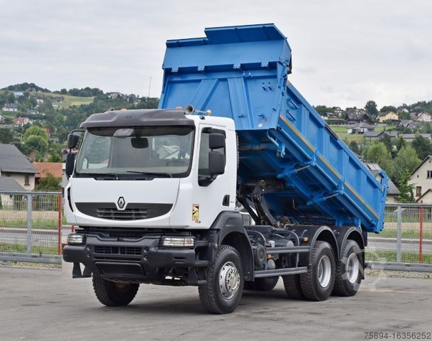 Sklápěcí vůz RENAULT KERAX 410* KIPPER 5,20 m + BORDMATIC / 6x4