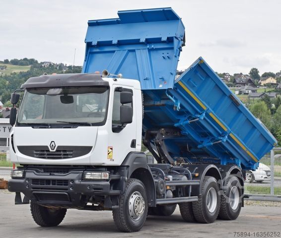 Sklápěcí vůz RENAULT KERAX 410* KIPPER 5,20 m + BORDMATIC / 6x4