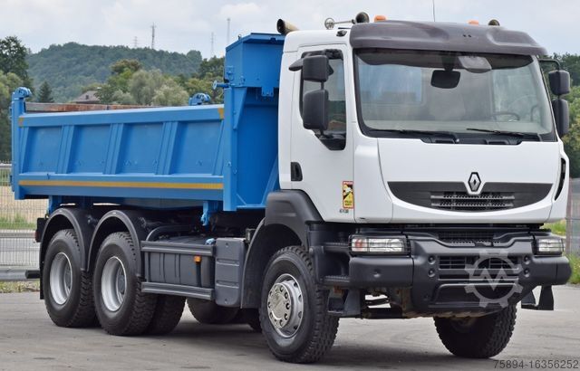 Sklápěcí vůz RENAULT KERAX 410* KIPPER 5,20 m + BORDMATIC / 6x4
