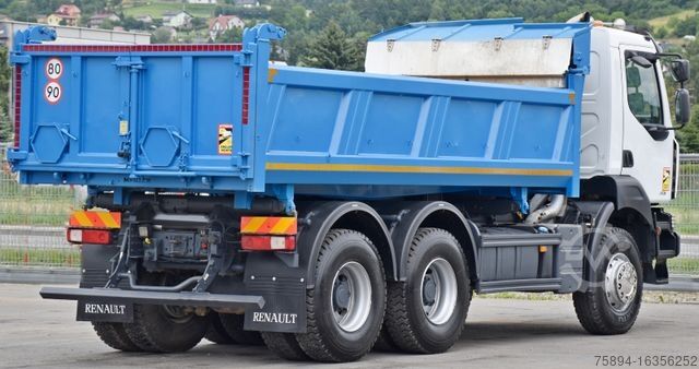 Sklápěcí vůz RENAULT KERAX 410* KIPPER 5,20 m + BORDMATIC / 6x4