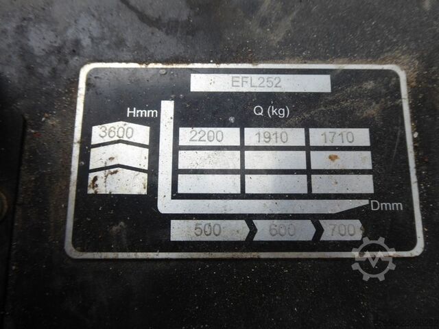Elektryczny wózek widłowy 4-kołowy EP EP Equipment EFL252