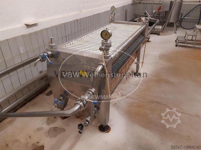 Instalație de filtrare cu kieselguhr  