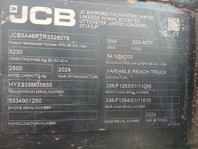 încărcător telescopic JCB 525.60