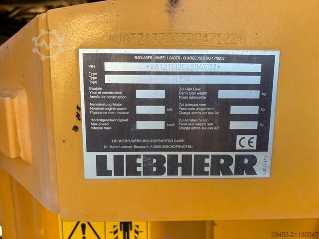 LIEBHERR wiellader LIEBHERR L556