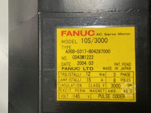 Elektrische motor FANUC Servomotor 10S/3000