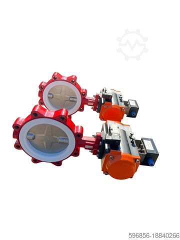 Fojtószelep tolószelep pillangószelep GEFA GEFA DN200+ STEROWANIE Proval