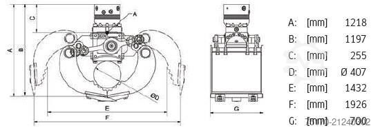 Chwytak DMS SG18070 Grabgreifer Sortiergreifer / NEU / lagernd