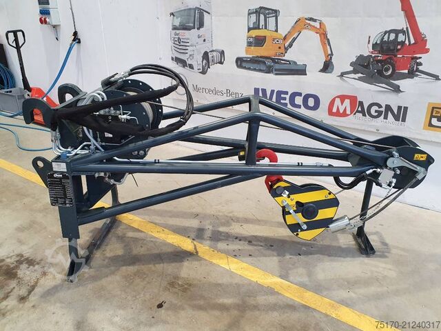 Magni boom with winch JW2000 / RTH / TH / NEW Magni Ausleger mit Seilwinde JW2000 / RTH / TH / NEU