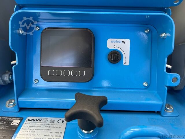 Compactor Weber CR 6 WSA Rüttelplatte / Hatz-Diesel / 428 kg / NEU