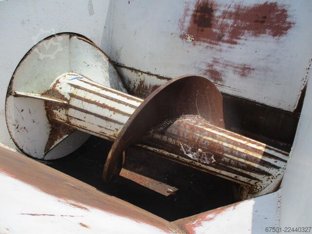 Impianto di triturazione con compattatore a coclea H&G Screw compactor Zerkleinerungsanlage Rotationsverdichter (3521)