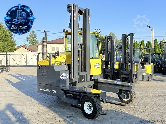 Carretilla retráctil de 4 vías Combilift C5000XL GAS TRIPLEX 6920 FREE-LIFT CABIN