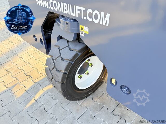 4-way forklift Combilift C5000 XL GAS TRIPLEX 6920 FORK POSITIONE