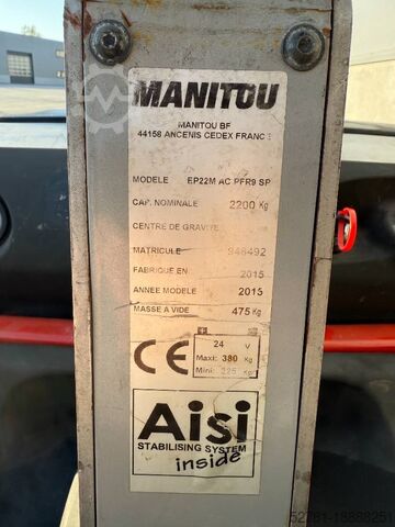 Laad- en losmachine Manitou EP22M AC PFR9 SP