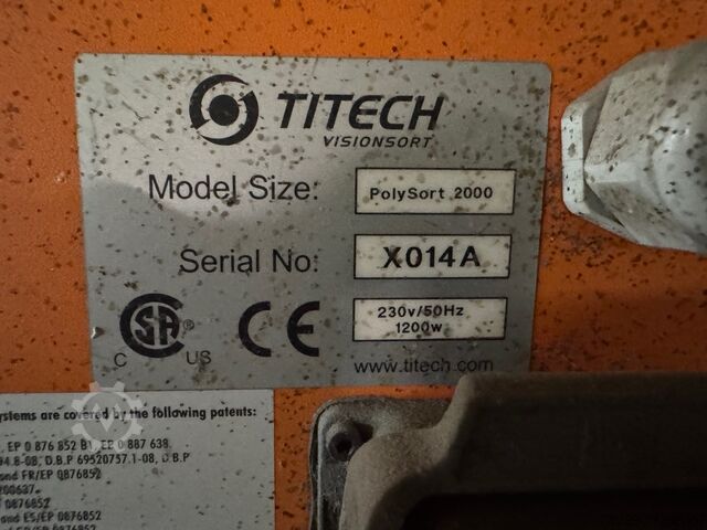 Linia sortownicza z Tomra NIR Tomra NIR Polysort 2000