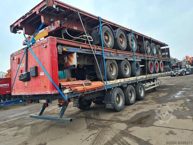 Flatbed van Hool Stack of 5 | Air suspension | Drum brakes