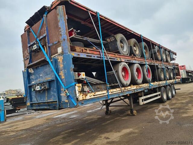 Flatbed van Hool Stack of 5 | Air suspension | Drum brakes