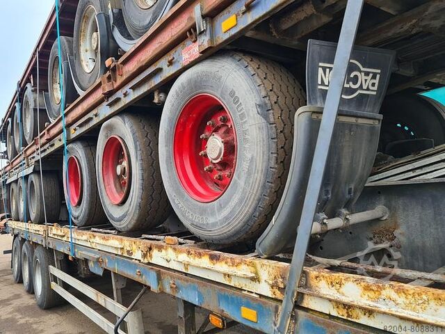 Flatbed van Hool Stack of 5 | Air suspension | Drum brakes