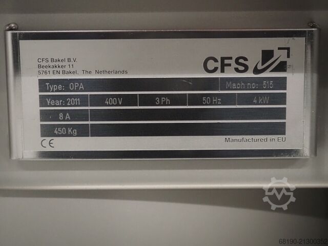 Voorstoffilter GEA OPA