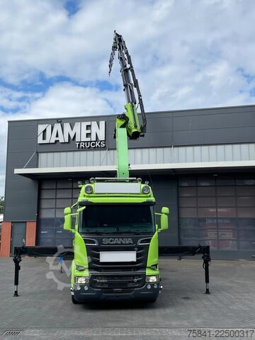 Vrachtwagen met kraan Scania R520 R520 V8 LB 8x4*4HNB Effer 525 / 6S + JIB 6...