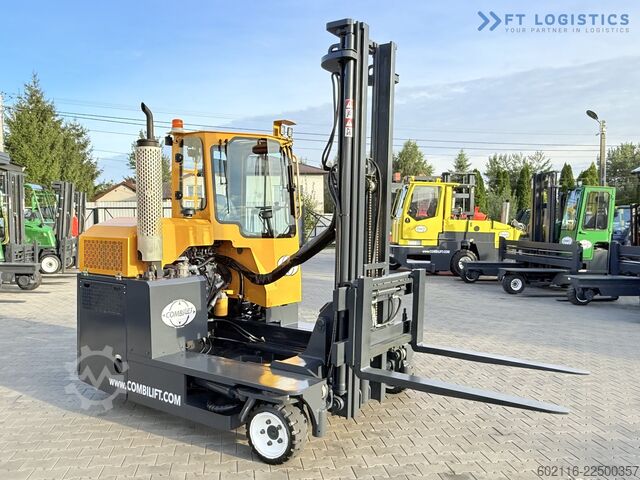 4-vejs gaffeltruck Combilift C3000 GAS DUPLEX 4500 FREE LIFT CABIN